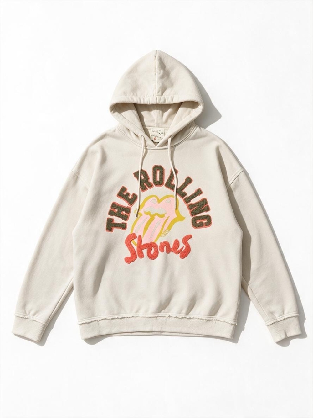 Fantastic Fawn “The Rolling Stones” Oversized Hoodie Pullover Women’s Size Large